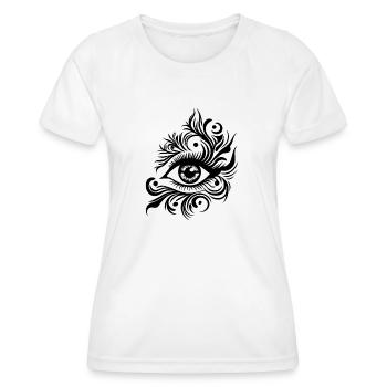 Eye Eyes Ophthalmologist - Women's Functional T-Shirt - white - Front - AI Model Female 172 dark (172cm)