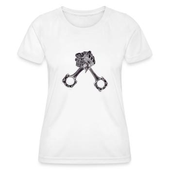 Kolbens - Frauen Funktions-T-Shirt - Weiß - Vorne - AI Model Female 172 dark (172cm)