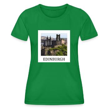 Edimbourg - T-shirt sport Femme - vert - Devant - AI Model Female 172 dark (172cm)
