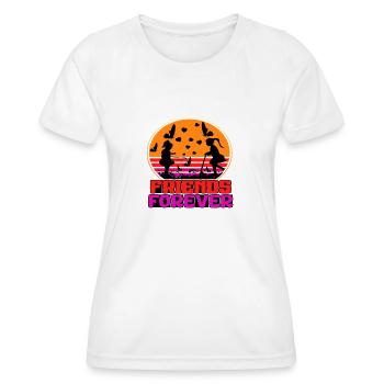 Friends Forever - Frauen Funktions-T-Shirt - Weiß - Vorne - AI Model Female 172 dark (172cm)