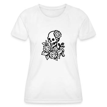 Zombie Undead Halloween Horreur - T-shirt sport Femme - blanc - Devant - AI Model Female 172 dark (172cm)