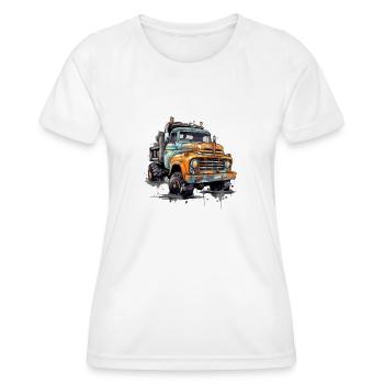 ExpressCargo Truck - Women's Functional T-Shirt - white - Front - AI Model Female 172 dark (172cm)