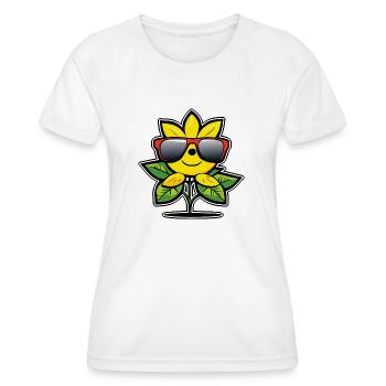 Cartoon Lemon - Women's Functional T-Shirt - white - Front - AI Model Female 172 dark (172cm)