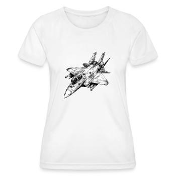 Silver Wings-Flugzeuge - Frauen Funktions-T-Shirt - Weiß - Vorne - AI Model Female 172 dark (172cm)