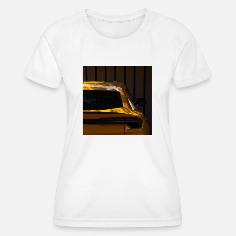 Car - Women's Functional T-Shirt - white