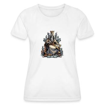 The Eurist King - Women's Functional T-Shirt - white - Front - AI Model Female 172 dark (172cm)