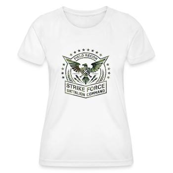 Army Military Air Force Navy Marines Amérique États-Unis - T-shirt sport Femme - blanc - Devant - AI Model Female 172 dark (172cm)