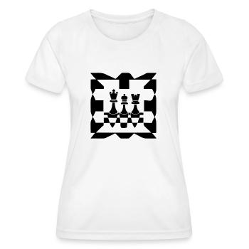 Lady King and Fool - Women's Functional T-Shirt - white - Front - AI Model Female 172 dark (172cm)