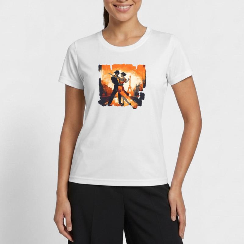 Dans le tango, il n’y a pas de séquence fixe de pas T-shirt sport Femme