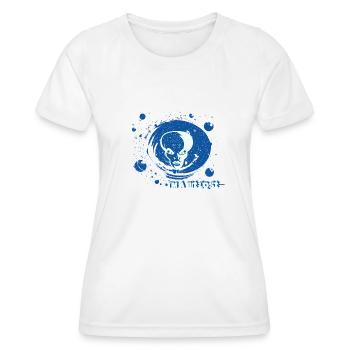 Amateurs d’OVNIS - T-shirt sport Femme - blanc - Devant - AI Model Female 172 dark (172cm)