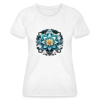 MANDALA COSMIC - Women's Functional T-Shirt - white - Front - AI Model Female 172 dark (172cm)