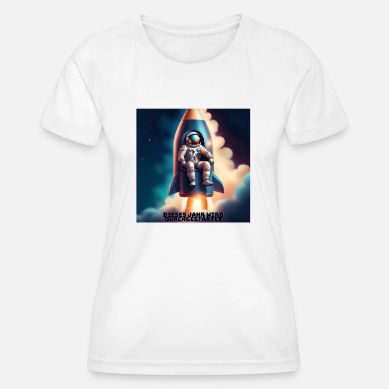 This year will take off - Women's Functional T-Shirt - white