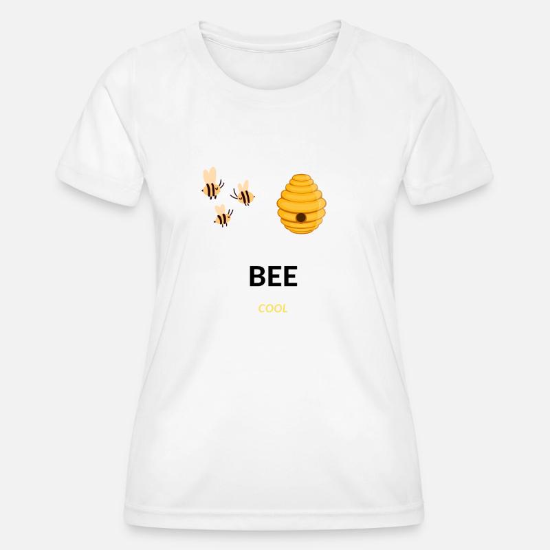 BEE Cool - Women's Functional T-Shirt - white