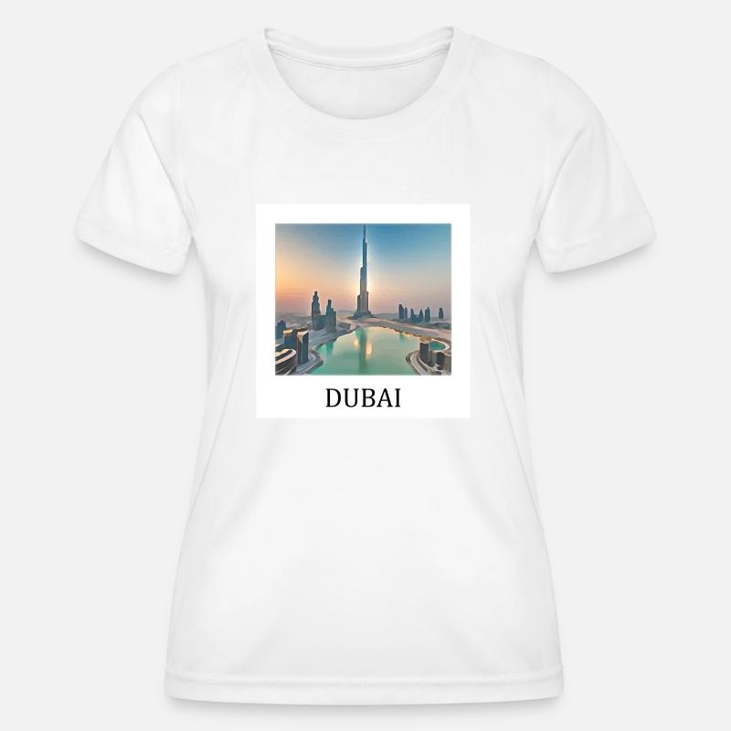 Dubai - Women's Functional T-Shirt - white