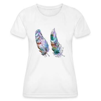 Stylo - T-shirt sport Femme - blanc - Devant - AI Model Female 172 dark (172cm)