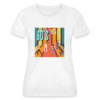 Retro Roller Groove - Women's Functional T-Shirt - white - Front - AI Model Female 172 dark (172cm)