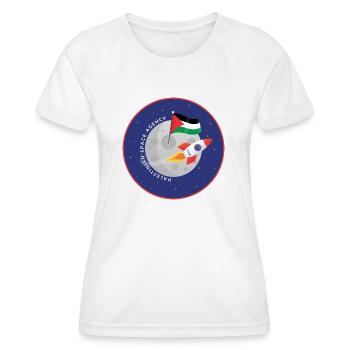 Palestinian Space Agency - Women's Functional T-Shirt - white - Front - AI Model Female 172 dark (172cm)