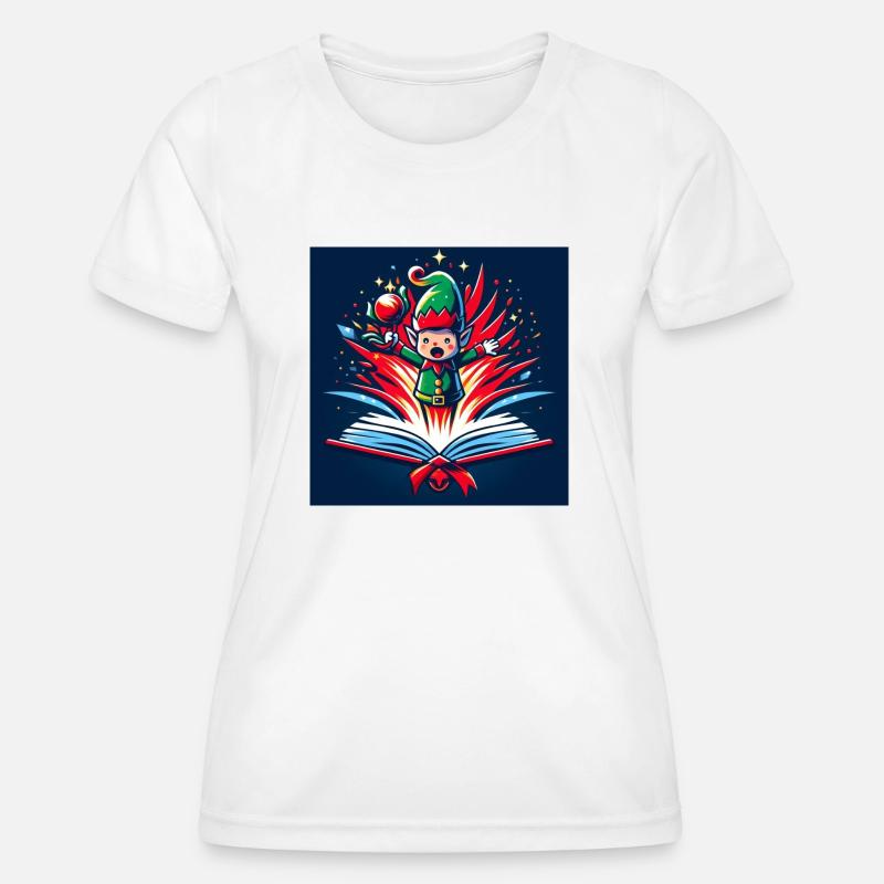 Elf Burst - Women's Functional T-Shirt - white