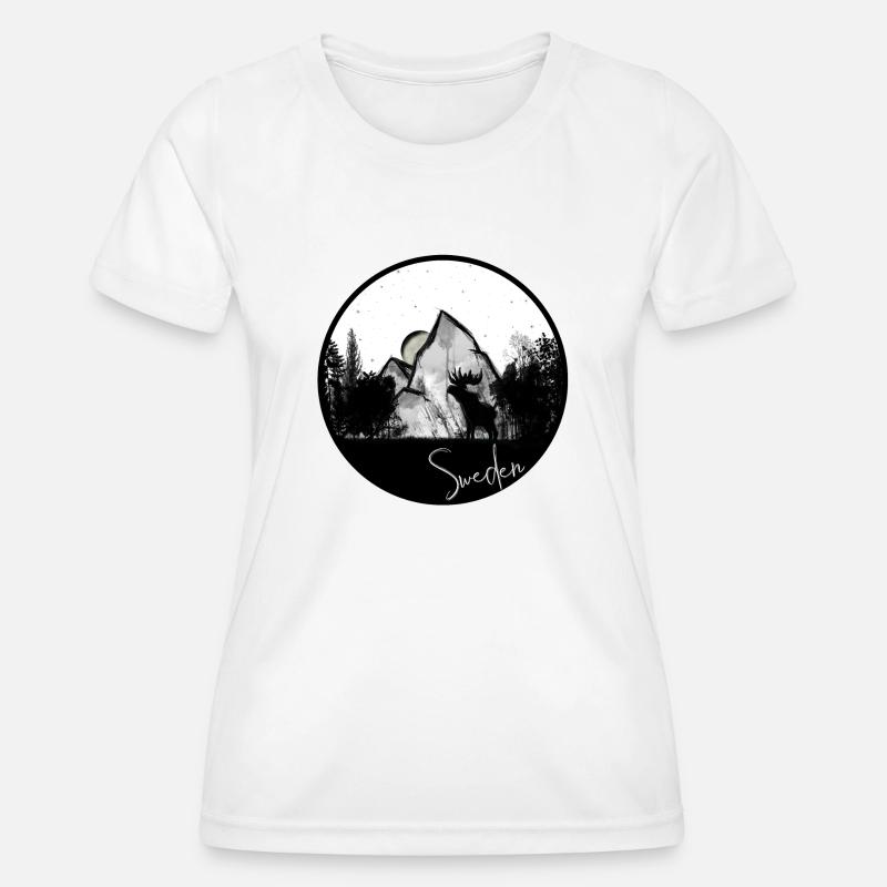 Sweden impression - Women's Functional T-Shirt - white
