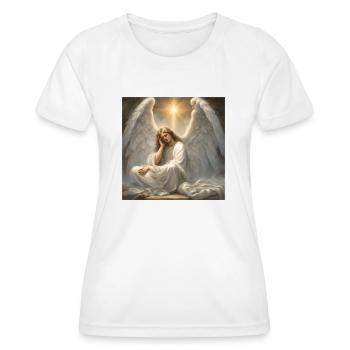 Spiritualité Ésotérisme Etoiles - T-shirt sport Femme - blanc - Devant - AI Model Female 172 dark (172cm)