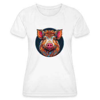 Boar - Women's Functional T-Shirt - white - Front - AI Model Female 172 dark (172cm)
