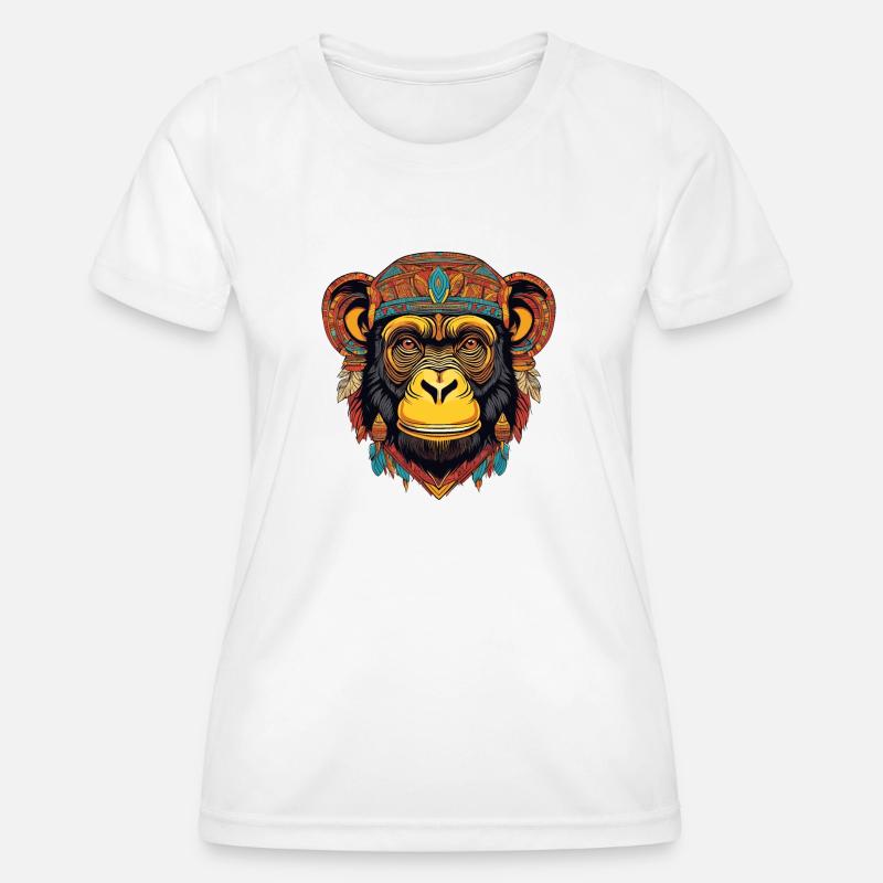 Chimpanzee - Women's Functional T-Shirt - white