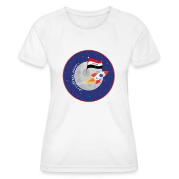 Iraqi Space Agency - Women's Functional T-Shirt - white - Front - AI Model Female 172 dark (172cm)
