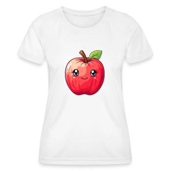 Apple Children's Subject - Women's Functional T-Shirt - white - Front - AI Model Female 172 dark (172cm)