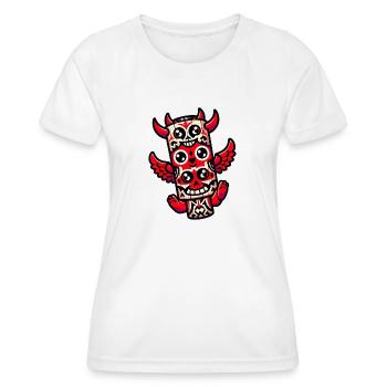 Devil Fiesta Totem - Women's Functional T-Shirt - white - Front - AI Model Female 172 dark (172cm)