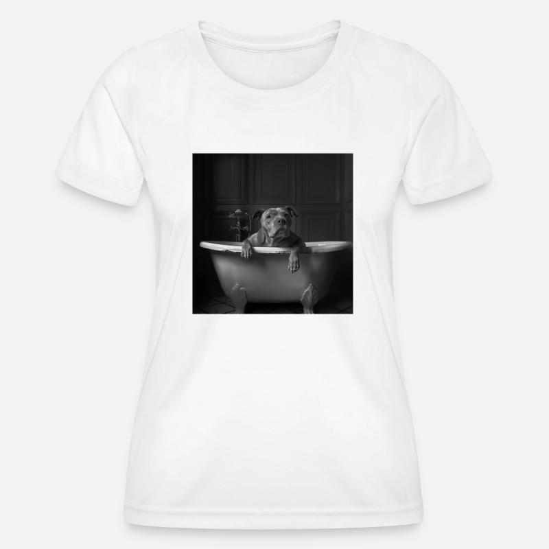 Pitbull - Women's Functional T-Shirt - white