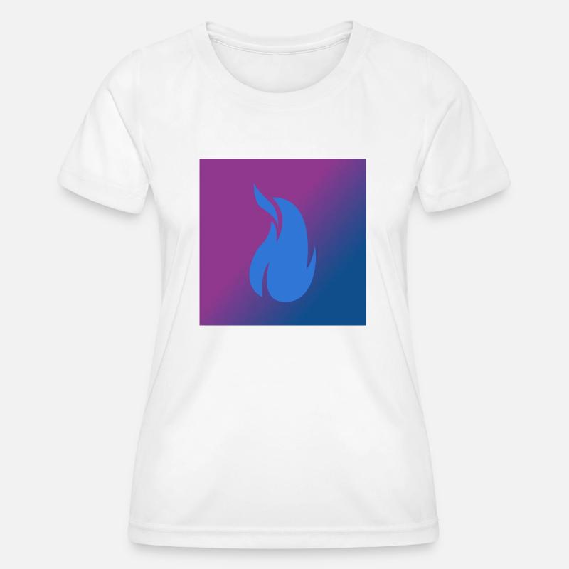 Fire - Women's Functional T-Shirt - white