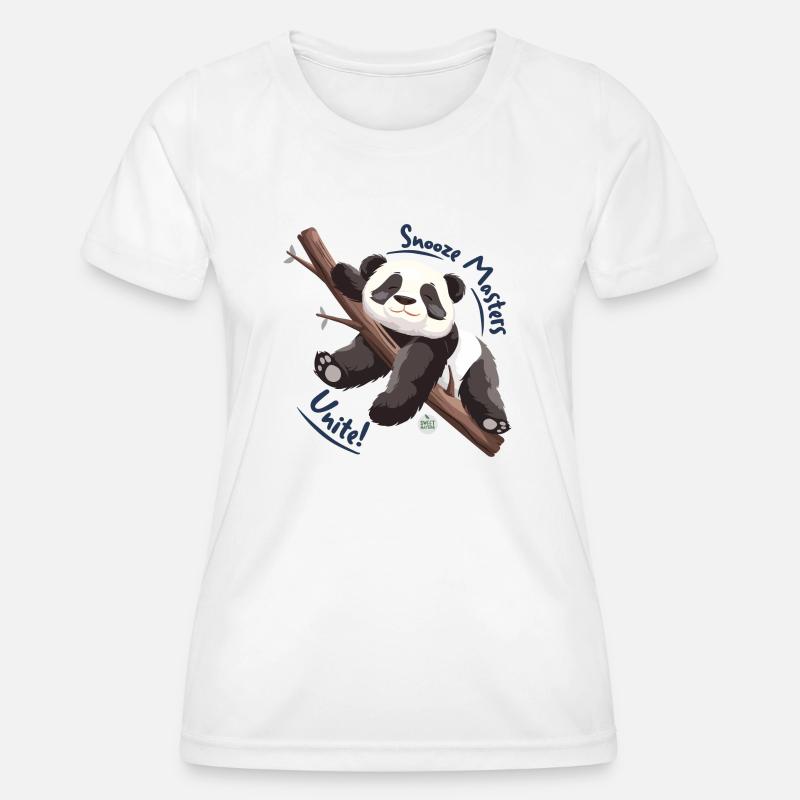 Snooze Masters Unite! - Women's Functional T-Shirt - white