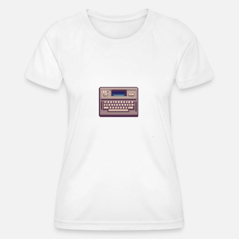 Retro Bytes - Comp - Women's Functional T-Shirt - white