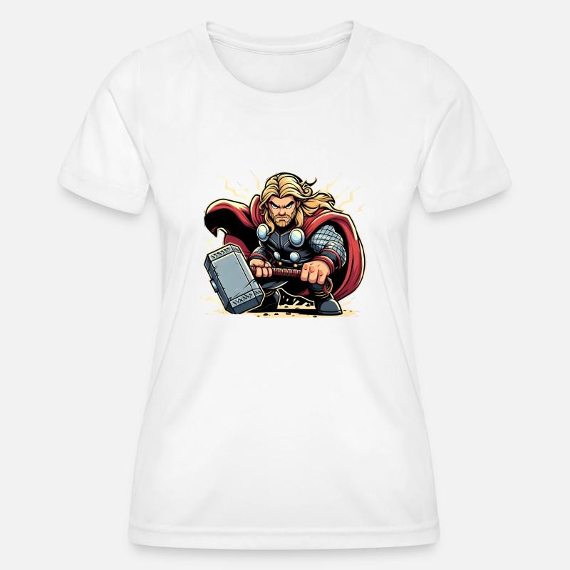 Super Hero - Women's Functional T-Shirt - white