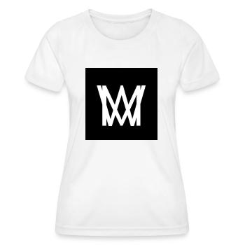 Mein Logo - Frauen Funktions-T-Shirt - Weiß - Vorne - AI Model Female 172 dark (172cm)