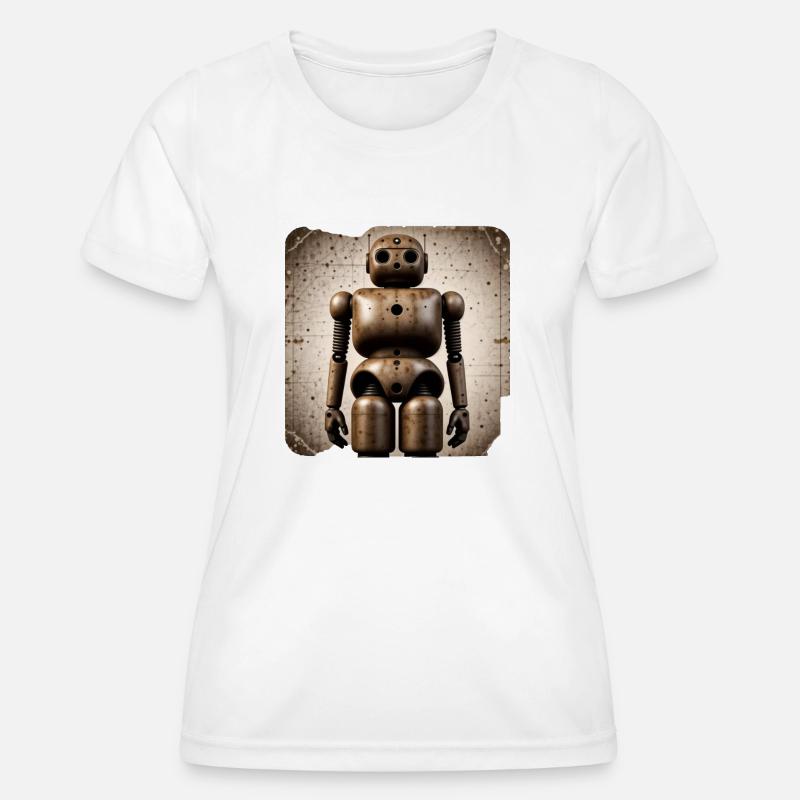Robot - Women's Functional T-Shirt - white