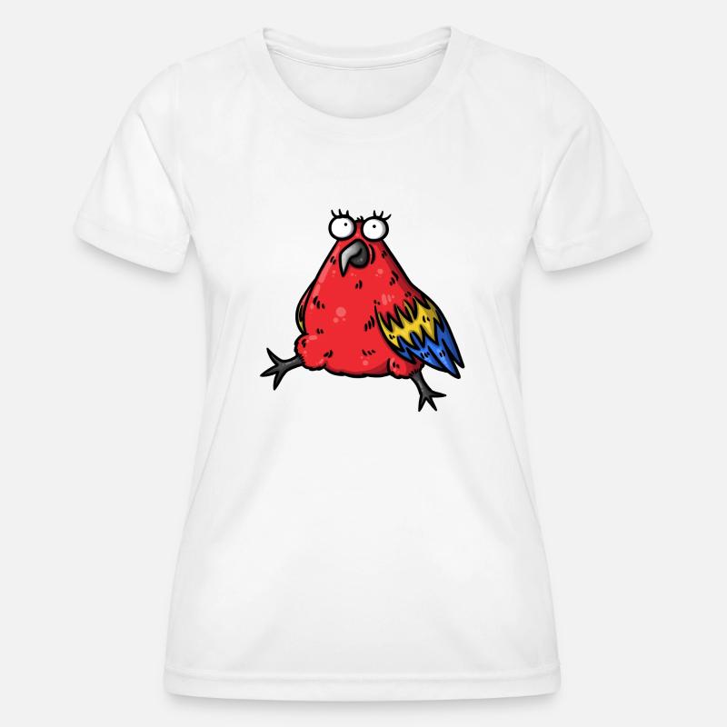 parrot - Women's Functional T-Shirt - white