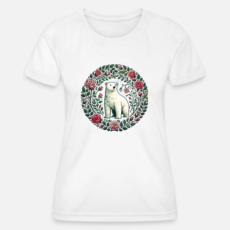 Polar Bear - Women's Functional T-Shirt - white