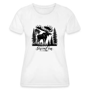 Sweden Sweden Viking Norden Scandinavia Midsummer - Women's Functional T-Shirt - white - Front - AI Model Female 172 dark (172cm)
