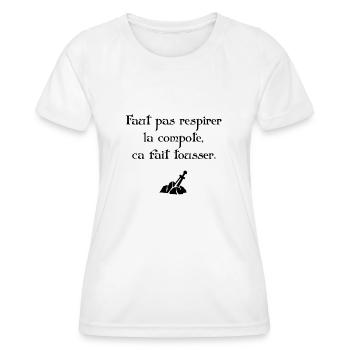 arthur - T-shirt sport Femme - blanc - Devant - AI Model Female 172 dark (172cm)