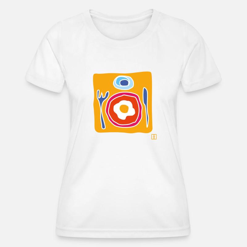 egg - Women's Functional T-Shirt - white