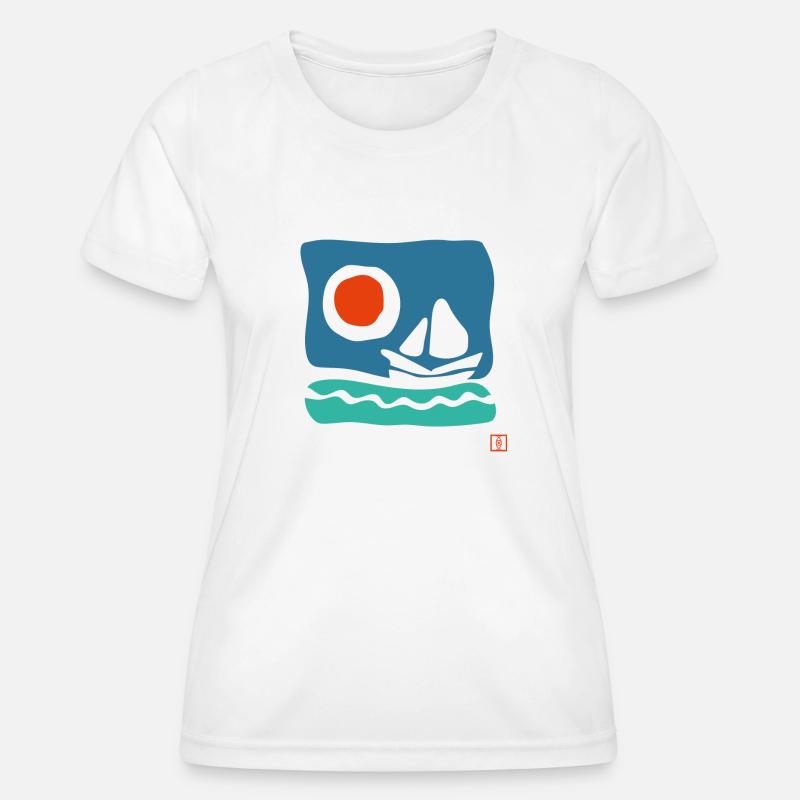 boat - Women's Functional T-Shirt - white
