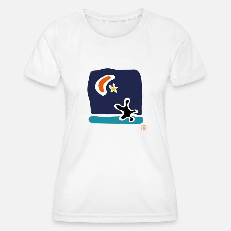 migrant - Women's Functional T-Shirt - white