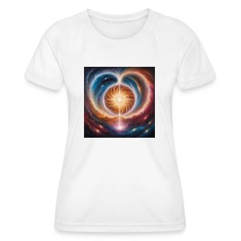 Heavenly spectacle - Women's Functional T-Shirt - white - Front - AI Model Female 172 dark (172cm)