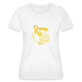 Rom - Italien - Vatikanstadt - Kolosseum - Reise - Frauen Funktions-T-Shirt - Weiß - Vorne - AI Model Female 172 dark (172cm)