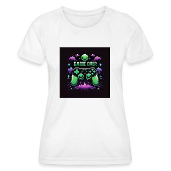 Controller Gaming Zocken Spielen Geschenk Gamer - Frauen Funktions-T-Shirt - Weiß - Vorne - AI Model Female 172 dark (172cm)