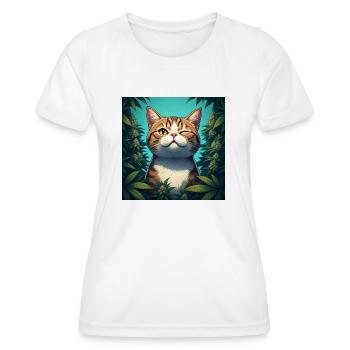 La gueule de bois détendue - T-shirt sport Femme - blanc - Devant - AI Model Female 172 dark (172cm)