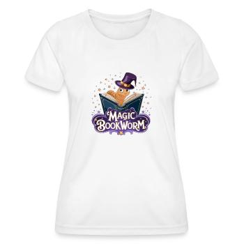 Magic Bookworm - Women's Functional T-Shirt - white - Front - AI Model Female 172 dark (172cm)