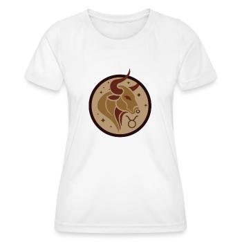 Conception de la force terrestre - T-shirt sport Femme - blanc - Devant - AI Model Female 172 dark (172cm)