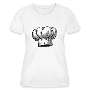 Toque - T-shirt sport Femme - blanc - Devant - AI Model Female 172 dark (172cm)